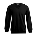 Meski sweter z dekoltem w serek E5025 - Black