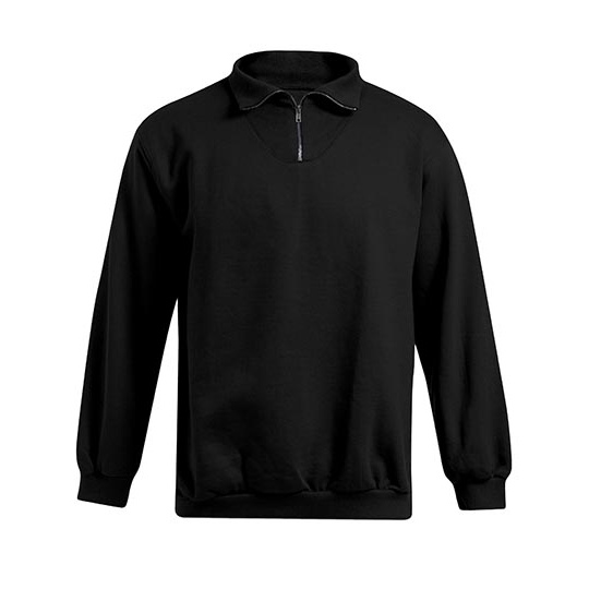 Sweter Meski Klasyczny Bawelniany ze Stojka E5050N - Black