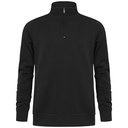 Bluza Unisex Molton z krotkim zamkiem E5052 - Black