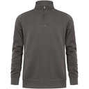 Bluza Unisex Molton z krótkim zamkiem E5052 - Charcoal (Solid)
