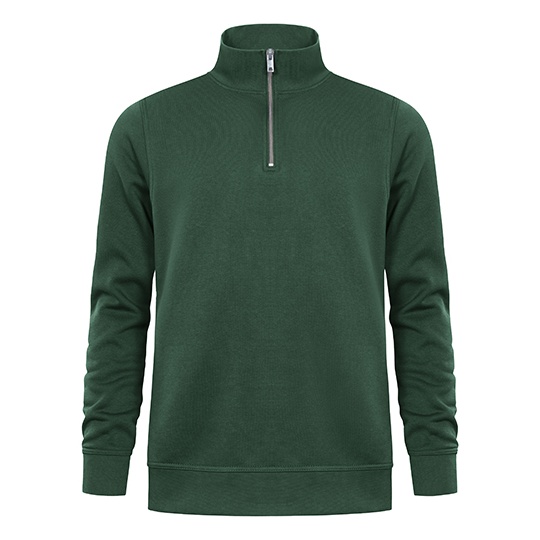 Bluza Unisex Molton z krotkim zamkiem E5052 - Forest