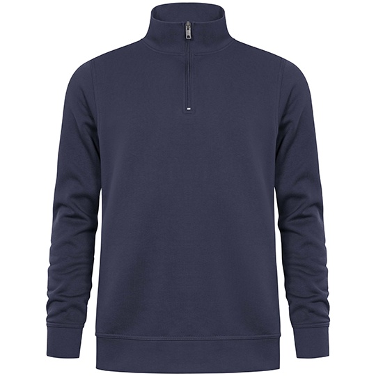 Bluza Unisex Molton z krotkim zamkiem E5052 - Navy