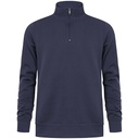 Bluza Unisex Molton z krótkim zamkiem E5052 - Navy