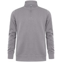 Bluza Unisex Molton z krótkim zamkiem E5052 - New Light Grey (Solid)