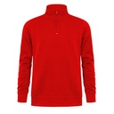Bluza Unisex Molton z krótkim zamkiem E5052 - Red