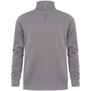 Bluza Unisex Molton z krótkim zamkiem E5052 - Steel Gray
