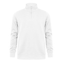 Bluza Unisex Molton z krótkim zamkiem E5052 - White