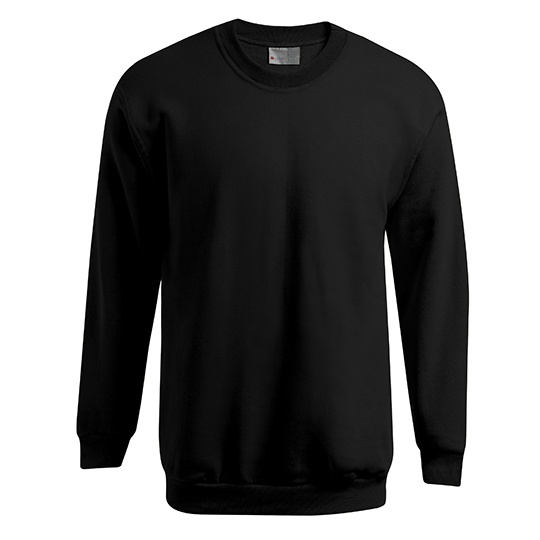 Bluza Klasyczna Bawelniana Molton E5099N - Black
