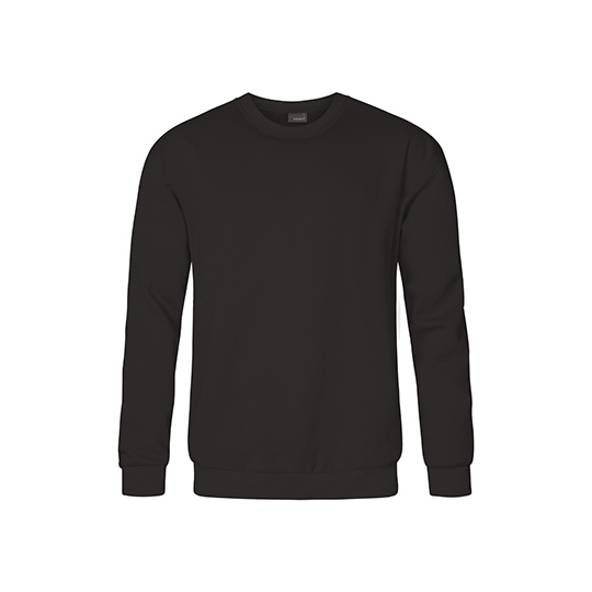 Bluza Klasyczna Bawelniana Molton E5099N - Charcoal (Solid)