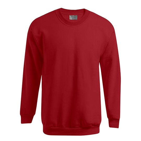 Bluza Klasyczna Bawelniana Molton E5099N - Fire Red