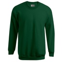 Bluza Klasyczna Bawełniana Molton E5099N - Forest