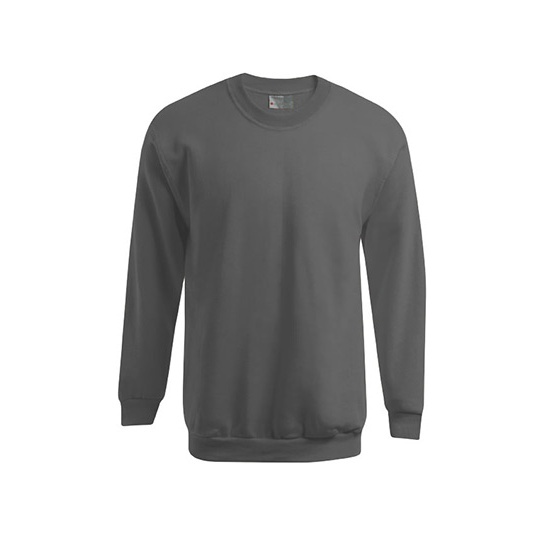 Bluza Klasyczna Bawelniana Molton E5099N - Graphite (Solid)
