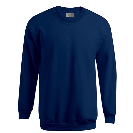Bluza Klasyczna Bawelniana Molton E5099N - Navy