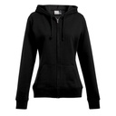 Bluza Damska Slim Bawełniana z Kapturem E5181 - Black