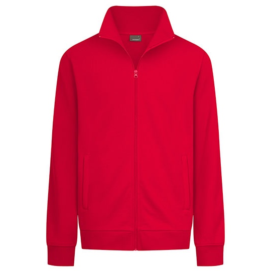 Bluza Meska Slim Bawelniana Ze Stojka E5290 - Fire Red