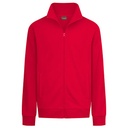 Bluza Męska Slim Bawełniana Ze Stojka E5290 - Fire Red