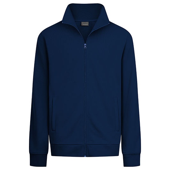 Męska bluza slim ze stójką E5290 - Navy