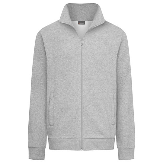 Bluza Meska Slim Bawelniana Ze Stojka E5290 - Sports Grey (Heather)