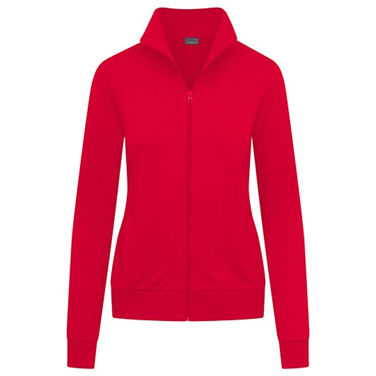 Bluza Damska Slim Bawelniana Molton E5295 - Fire Red