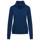Bluza Damska Slim Bawełniana Molton E5295 - Navy
