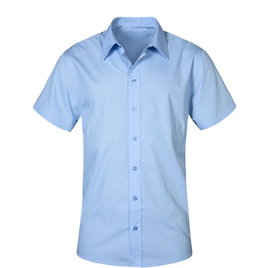 Koszula Meska Klasyczna Popelina E6300 - Light Blue