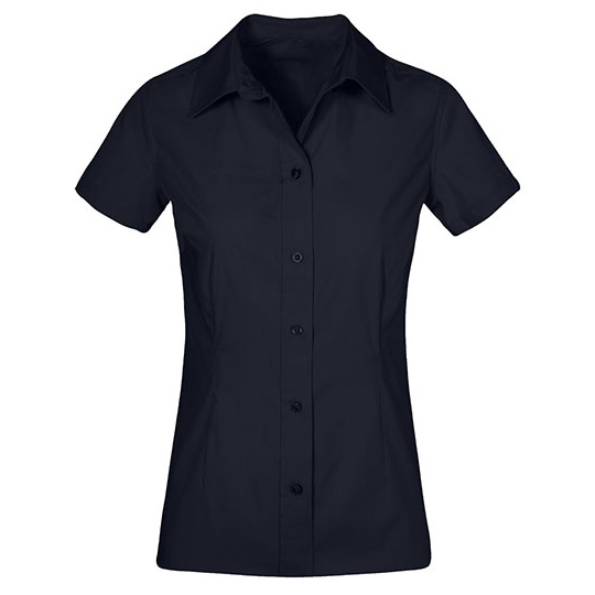 Koszula Damska Slim Popelina E6305 - Navy