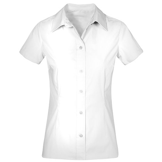 Koszula Damska Slim Popelina E6305 - White
