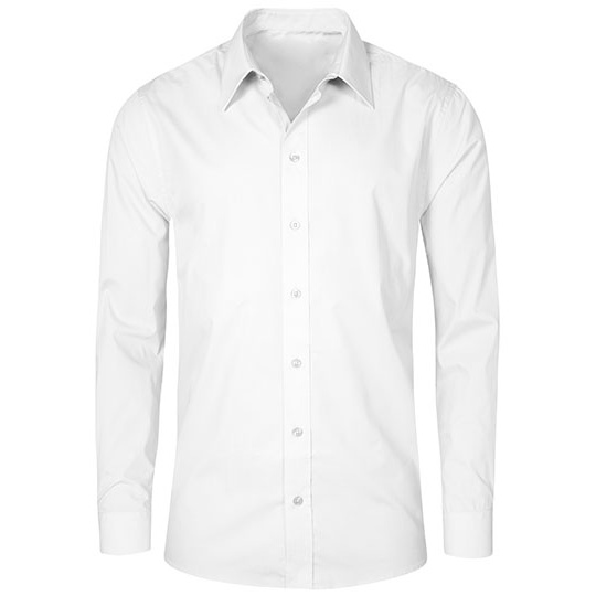 Koszula Meska Klasyczna Popelinowa E6310 - White