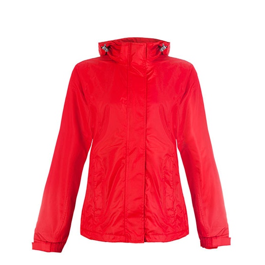 Kurtka Damska Taliowana Funkcjonalna Wodoszczelna Oddychajaca E7549 - Fire Red