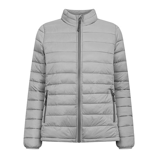 Kurtka Damska Ocieplana Wodoszczelna E7632 - New Light Grey (Solid)