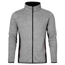 Meska kurtka dzianinowa Slim E7700 - Heather Grey