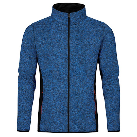 Meska kurtka dzianinowa Slim E7700 - Heather Royal