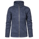 Damska kurtka polarowa slim E7725 - Heather Blue