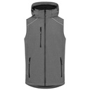 Kamizelka Męska Softshell Wodoodporna E7840 - Heather Grey
