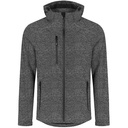 Kurtka Męska Softshell Wodoszczelna Oddychająca E7850 - Heather Grey