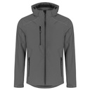 Kurtka Męska Softshell Wodoszczelna Oddychająca E7850 - Steel Grey (Solid)