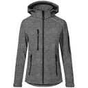 Kurtka Softshell Damska Slim Wodoszczelna Oddychająca E7855 - Heather Grey