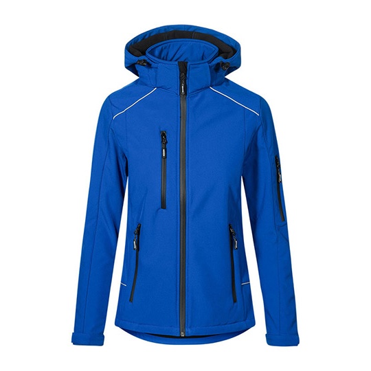 Damska kurtka softshell slim E7855 - Royal