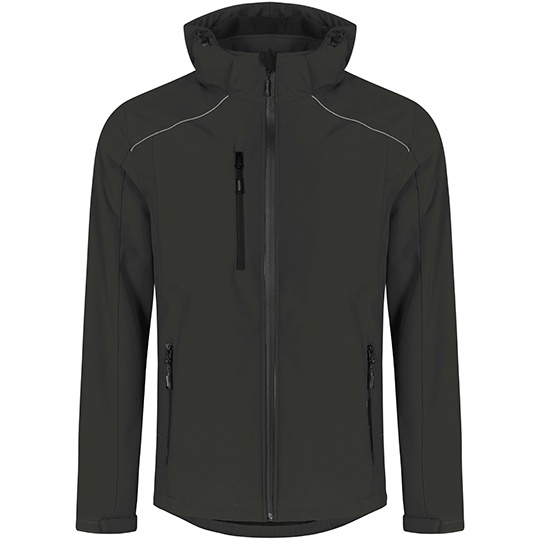 Kurtka Męska Softshell Wodoszczelna E7860 - Charcoal (Solid)