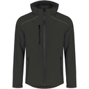 Kurtka Męska Softshell Wodoszczelna E7860 - Charcoal (Solid)