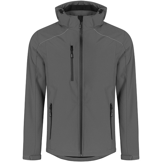 Kurtka Męska Softshell Wodoszczelna E7860 - Steel Gray