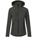 Kurtka Damska Softshell Wiatroodporna Wodoszczelna E7865 - Charcoal (Solid)