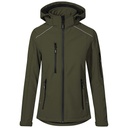 Kurtka Damska Softshell Wiatroodporna Wodoszczelna E7865 - Khaki
