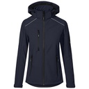 Kurtka Damska Softshell Wiatroodporna Wodoszczelna E7865 - Navy