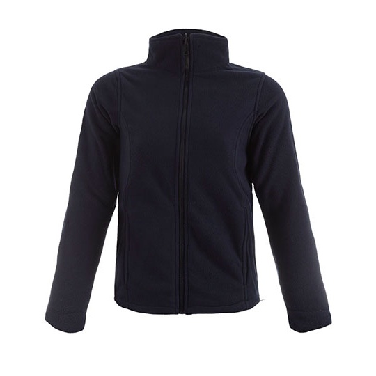 Damska kurtka polarowa slim E7911 - Navy