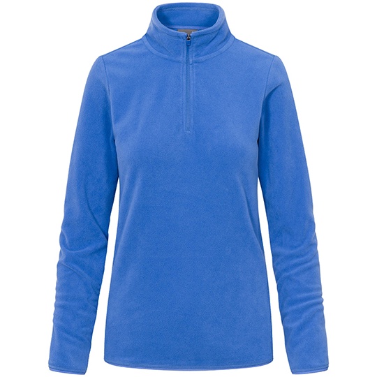 Damski Polar Ze Stojka Poliester Z Recyklingu Niemechacacy Sie E7925 - Azur Blue