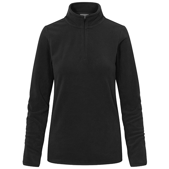 Damski Polar Ze Stojka Poliester Z Recyklingu Niemechacacy Sie E7925 - Black