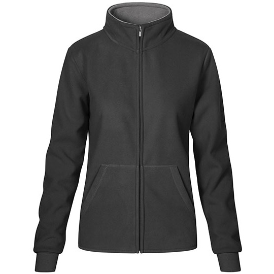 Bluza Klasyczna Polarowa Anti-pill E7985 - Graphite (Solid) & Light Grey (Solid)
