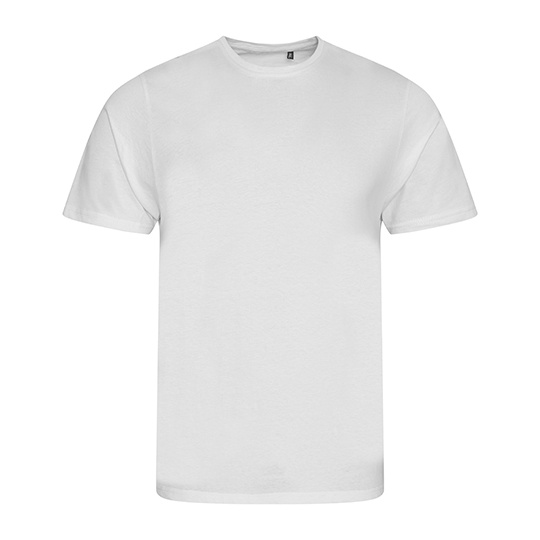 T-shirt Meski Slim Fit Bawelna Organiczna EA001 - Arctic White