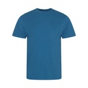 T-shirt Męski Slim Fit Bawełna Organiczna EA001 - Ink Blue